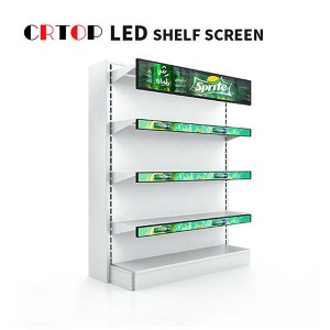 ຄຸນນະສົມບັດຫນ້າຈໍ shelf LED ແລະຕົວກໍານົດການ