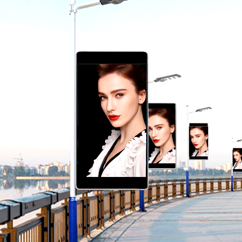 New Fashion Design for Large Led Panel Light - wireless lamp light pole advertising led screen display – CRTOP