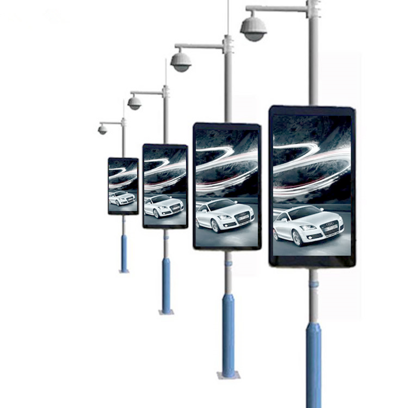 Best Price on Led Panels For Sale - Outdoor street lighting pole advertising led screen – CRTOP